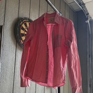 Hollister Pink Dress Shirt